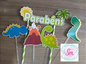 Topos Parabéns Simples (atacado) 10 unids (ler Descrição Anúncio)