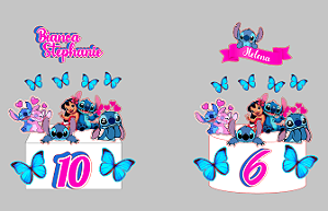 TOPO STITCH (arquivo Digital) Ler Descrição