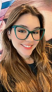 Óculos feminino verde