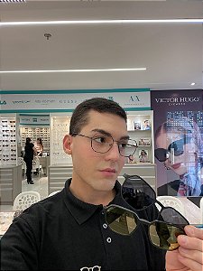 🕶️ OCCHIALI S873 C5 – Armação 3 em 1 com Clipes Solares Magnéticos UNISEX
