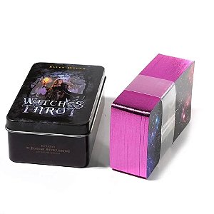 Wicthes Tarot Luxo - Brilhante pink - Tarô da Bruxa