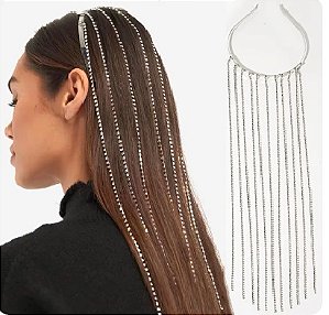 Acessório Arco Franja estiloso