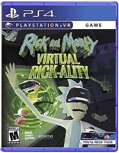 PS4 RICK AND MORTY VIRTUAL RICK-ALITY VR
