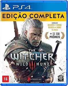 PS4 THE WITCHER 3 - EDIÇÃO COMPLETA