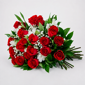 Buquê de 18 Rosas Vermelhas