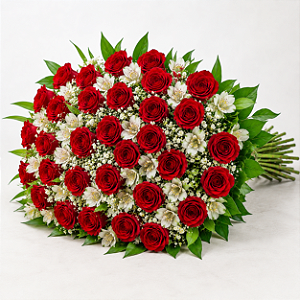 Buquê de 36 Rosas Vermelhas