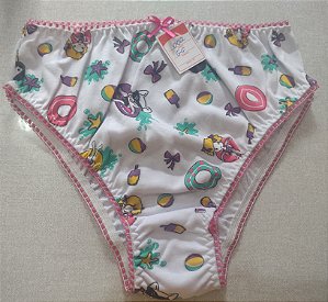 Kits com 5 peças de calcinha infantil