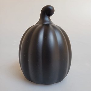 Abóbora de cerâmica preta