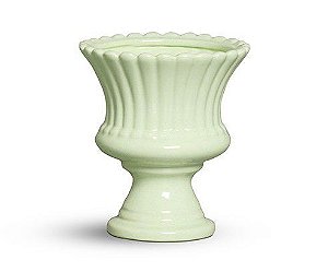 Vaso pequeno verde algodão doce