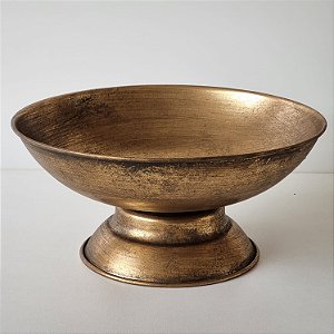 Taça de metal - Ouro envelhecido