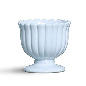 Cachepot médio azul algodão doce