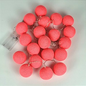 Cordão de luz - Chiclete fluorescente