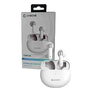FONES DE OUVIDO, TIPO EARBUDS, CAIXA DE TRANSPORTE CARREGADORA COM BATERIA INTERNA,SEM FIO BLUETOOTH ON-TWS10 TTD