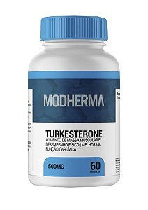 Turkesterone (Ajuga turkestanica) 500mg - 60 Cápsulas | Aumento de massa muscular e libido