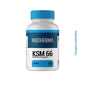 KSM 66  300mg - 60 cápsulas | Promove a vitalidade