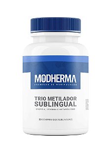 Trio Metilador Sublingual – Energia, Cérebro e Metabolismo 30 comprimidos sublinguais - Dr. Ricardo Ferraz