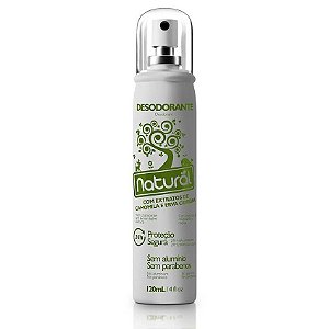 Desodorante Natural com Extratos de Camomila e Erva Cidreira 120mL