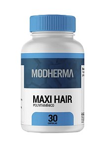 Maxi Hair - Polivitamínico 30 cápsulas | Cabelos mais fortes