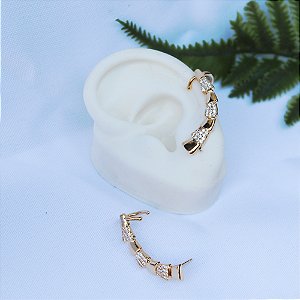 Earcuff horn dourado