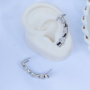 Earcuff horn prata
