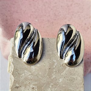 Brinco duas gotas prata