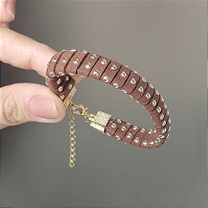Pulseira pinos camel