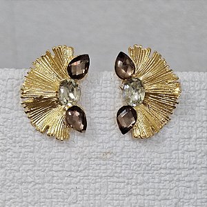 Brinco leque queen mesclado