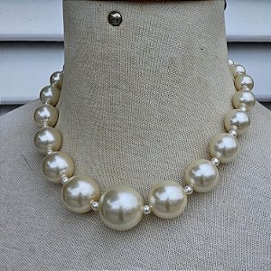 Maxi colar pérolas