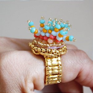 Anel cascata candy