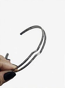 Bracelete Braço Superior onda prata