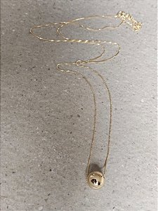 Colar longo esfera