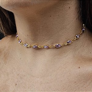 Choker  lilás