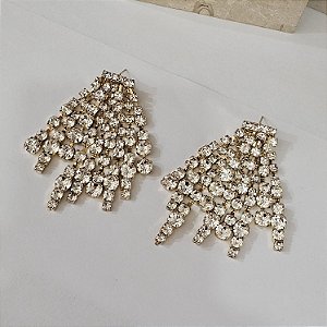 Brinco cachoeira dourado