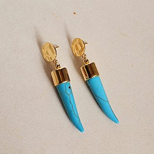 Brinco dente natural