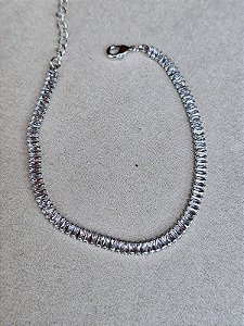 Pulseira riviera prata