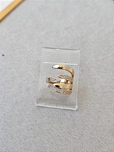 Anel garras dourado