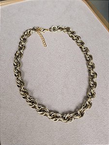Colar maxi cordão baiano vintage