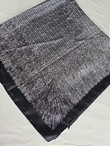 Lenço trama preto
