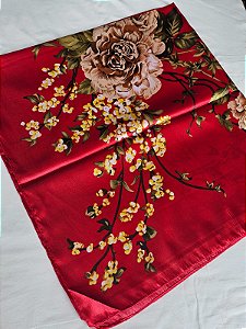 Lenço cerejeira vermelho