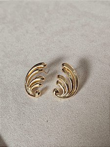 Brinco flash dourado