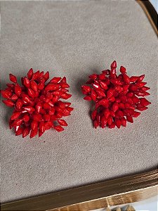 Brinco na pipoca vermelho
