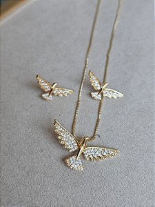 Conjunto Espírito Santo dourado