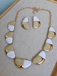 Conjunto resinado pérola