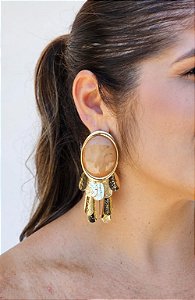 Brinco Silvia caramelo