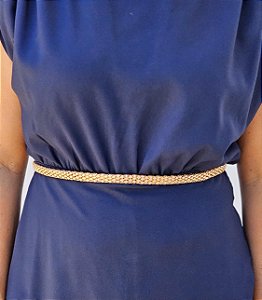 Cinto de metal dourado