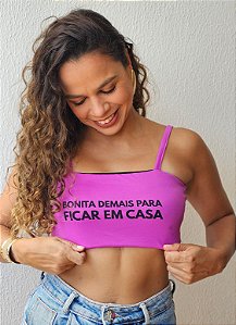 Top Bonita demais para ficar em casa uva