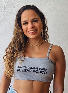 Top Bonita demais para aceitar pouco mescla