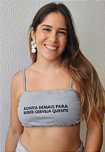 Top Bonita demais para beber cerveja quente mescla