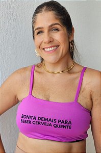 Top Bonita demais para beber cerveja quente uva