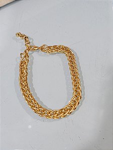 Pulseira alumínio trançada